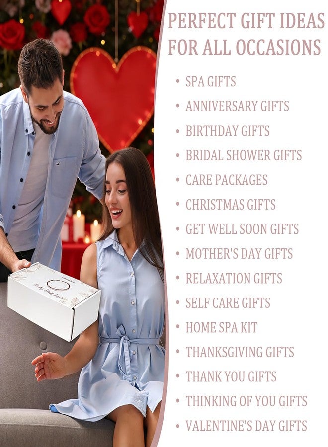 Ithmahco Valentines Day Spa Gifts for Women, Bath and Body Gift Basket Birthday Gifts for Women, Coconut Home Spa Set Relaxation Self Care Gift for Woman Mom Wife Sister, Galentines Body Care Set for Friends - Image 4